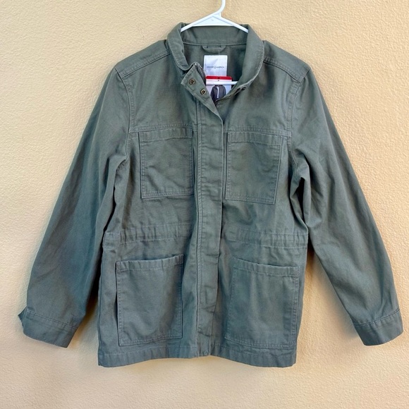 Vintage America Olive Canvas Anorak “Barn Jacket”  Size Medium New With Tag - Picture 8 of 12